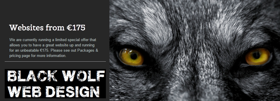 Black Wolf Web design